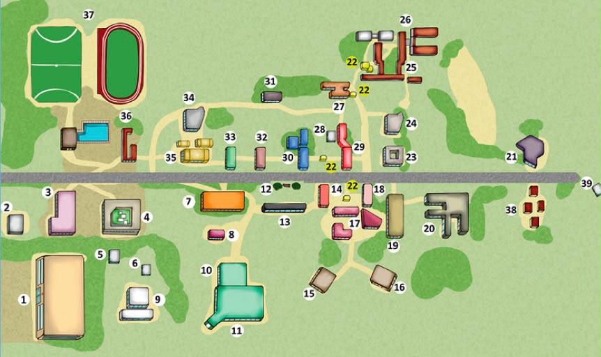 Mapa do Campus